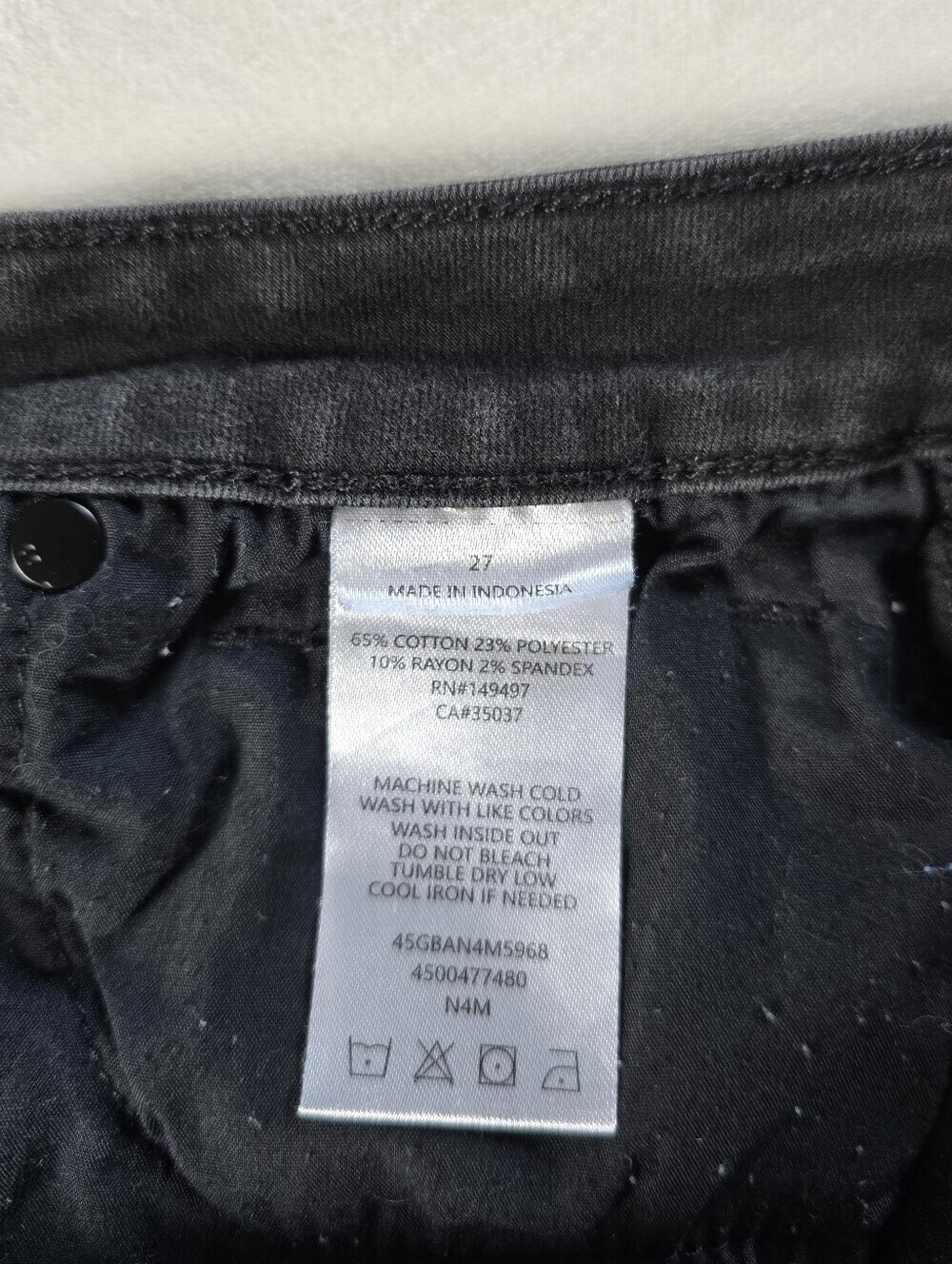 Joe's Jeans▪️Black Skinny Denim Jeans - Picture 7 of 7